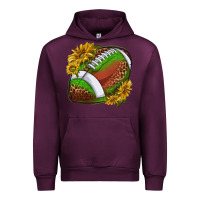 Mauve Wine footballwithsunflowers Urban Hoodie - texasbilliewilder