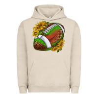 Pigment French Oak footballwithsunflowers Urban Hoodie - texasbilliewilder