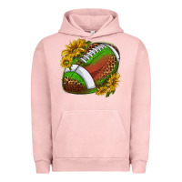 Pigment Salmon footballwithsunflowers Urban Hoodie - texasbilliewilder