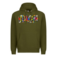 Army Green pride human Premium Hoodie - texasbilliewilder