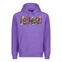 Purple pride human Premium Hoodie - texasbilliewilder