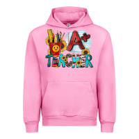 Fuchsia Pink a  teacher Urban Hoodie - Zillion Design Studio