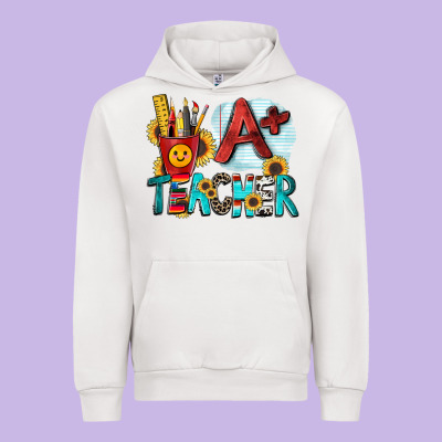 A  Teacher Urban Hoodie Designed By Zillion Design Studio