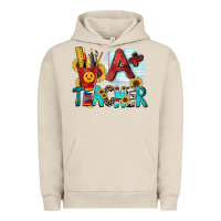 Pigment French Oak a  teacher Urban Hoodie - Zillion Design Studio