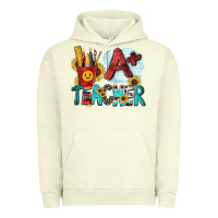 Pigment Pistachio a  teacher Urban Hoodie - Zillion Design Studio
