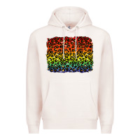 Pride Leopard Background Lgbt Premium Hoodie | Teevron