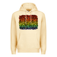 Pina Colada pride leopard background lgbt Premium Hoodie - texasbilliewilder
