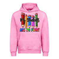 Fuchsia Pink my students are on point Urban Hoodie - Zillion Design Studio