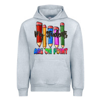 Heather Grey my students are on point Urban Hoodie - Zillion Design Studio