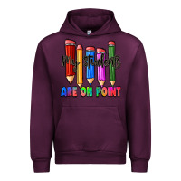 Mauve Wine my students are on point Urban Hoodie - Zillion Design Studio