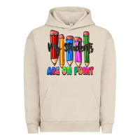 Pigment French Oak my students are on point Urban Hoodie - Zillion Design Studio