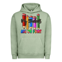 Pigment Oil Green my students are on point Urban Hoodie - Zillion Design Studio