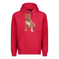 Cardinal Brown Pitbull Premium Hoodie - RanaPortraitStore