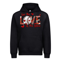 Black for the love of the game baseball Urban Hoodie - texasbilliewilder