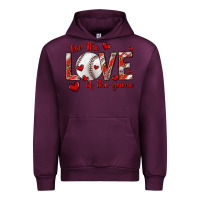 Mauve Wine for the love of the game baseball Urban Hoodie - texasbilliewilder