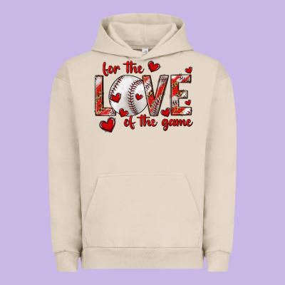 Urban Hoodie for the love of the game baseball
