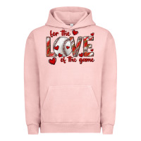 Pigment Salmon for the love of the game baseball Urban Hoodie - texasbilliewilder