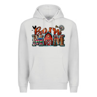 Dove Grey barn mom Premium Hoodie - Zillion Design Studio