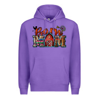 Purple barn mom Premium Hoodie - Zillion Design Studio