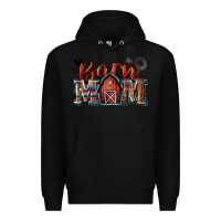 Black barn mom Premium Hoodie - Zillion Design Studio