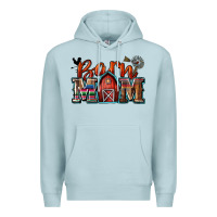 Blue Mist barn mom Premium Hoodie - Zillion Design Studio