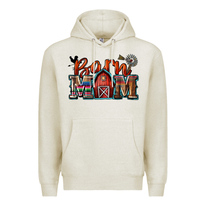Barn Mom Premium Hoodie by Zillion Design Studio | Teevron