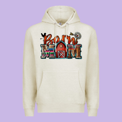 Barn Mom Premium Hoodie Designed By Zillion Design Studio