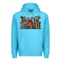 Ocean Blue barn mom Premium Hoodie - Zillion Design Studio