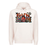 Pale Pink barn mom Premium Hoodie - Zillion Design Studio