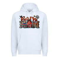 White barn mom Premium Hoodie - Zillion Design Studio
