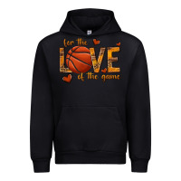Black for the love of the game basketball Urban Hoodie - texasbilliewilder