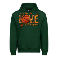Forest Green for the love of the game basketball Urban Hoodie - texasbilliewilder