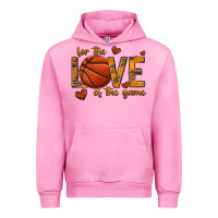 Fuchsia Pink for the love of the game basketball Urban Hoodie - texasbilliewilder