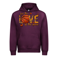 Mauve Wine for the love of the game basketball Urban Hoodie - texasbilliewilder