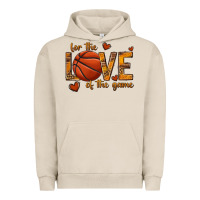 Pigment French Oak for the love of the game basketball Urban Hoodie - texasbilliewilder