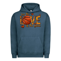 Pigment Midnight Navy for the love of the game basketball Urban Hoodie - texasbilliewilder