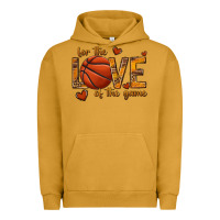 Pigment Peanut Butter for the love of the game basketball Urban Hoodie - texasbilliewilder