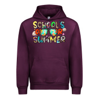 Mauve Wine school's out for summer Urban Hoodie - Zillion Design Studio
