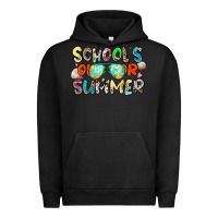 Pigment Black school's out for summer Urban Hoodie - Zillion Design Studio