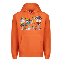 Carrot pride lgbtq wine cups and glasses Premium Hoodie - texasbilliewilder