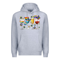 Heather Grey pride lgbtq wine cups and glasses Premium Hoodie - texasbilliewilder