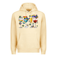 Pina Colada pride lgbtq wine cups and glasses Premium Hoodie - texasbilliewilder