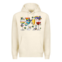 Tofu pride lgbtq wine cups and glasses Premium Hoodie - texasbilliewilder