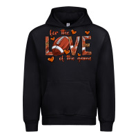 Black for the love of the game football Urban Hoodie - texasbilliewilder