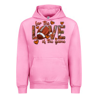 Fuchsia Pink for the love of the game football Urban Hoodie - texasbilliewilder