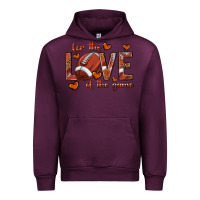 Mauve Wine for the love of the game football Urban Hoodie - texasbilliewilder