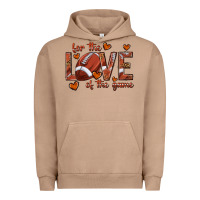 Pigment Burro for the love of the game football Urban Hoodie - texasbilliewilder
