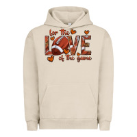 Pigment French Oak for the love of the game football Urban Hoodie - texasbilliewilder