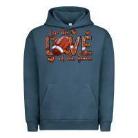 Pigment Midnight Navy for the love of the game football Urban Hoodie - texasbilliewilder
