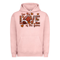 Pigment Salmon for the love of the game football Urban Hoodie - texasbilliewilder